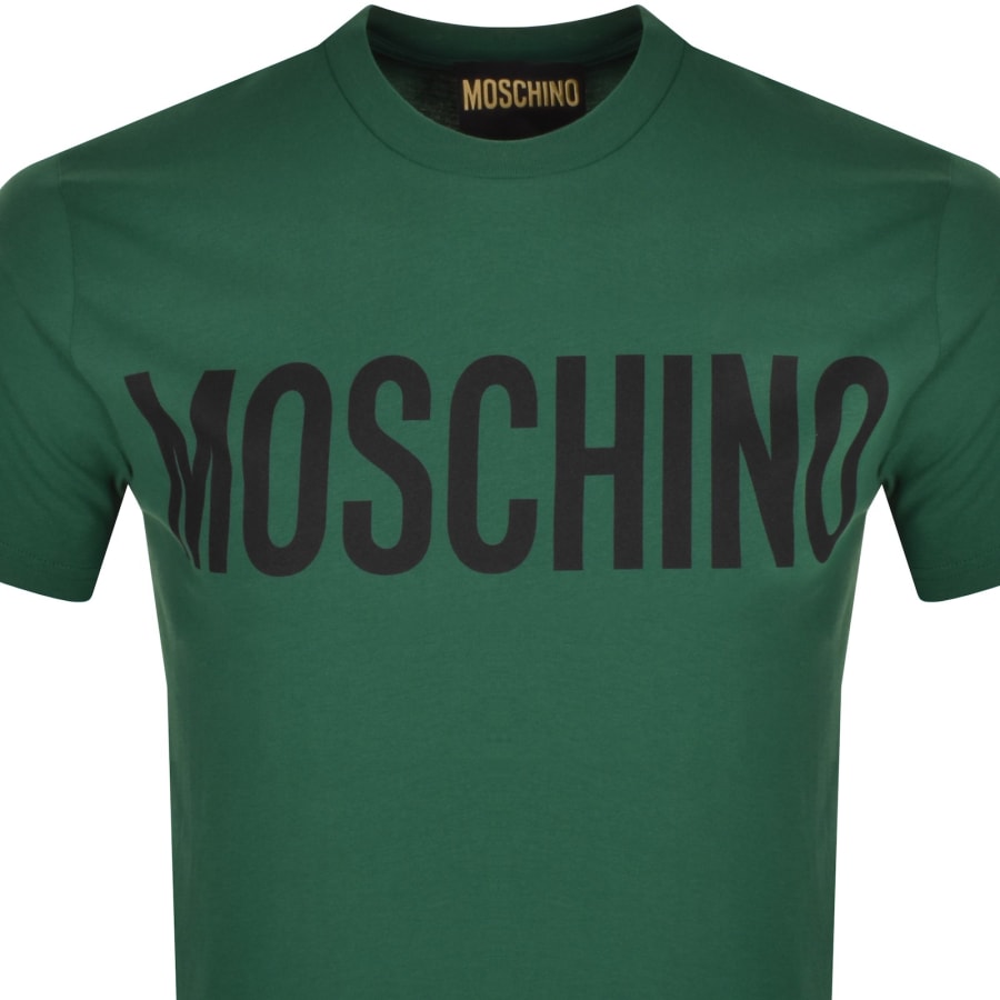 Moschino Logo T Shirt Green | Mainline Menswear United States